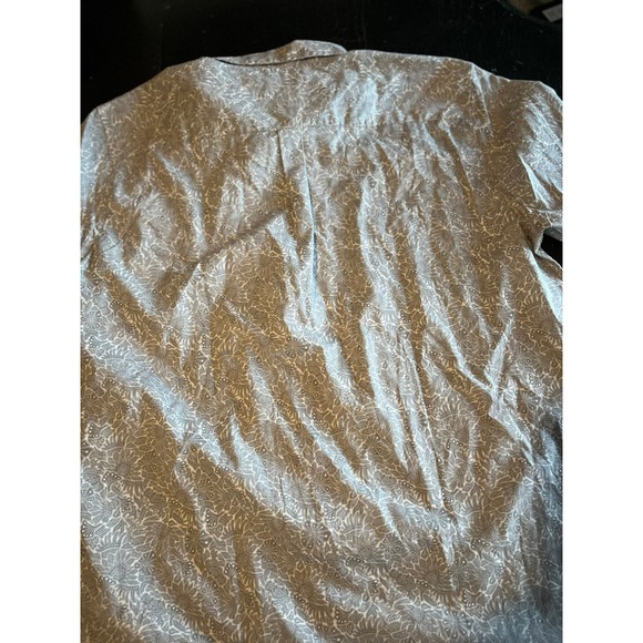 Patagonia Organic Cotton Men's Short Sleeve Button‎ Down Shirt Floral Pattern - Picture 8 of 8